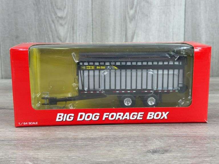 H&S Big Dog Single Door Forage Box, 1/64, SpecCast, Helle Farm Equipment