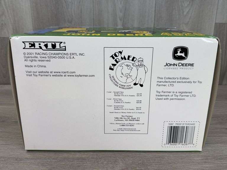 John Deere 4520 Diesel W/Cab WF, 1/16, Toy Farmer