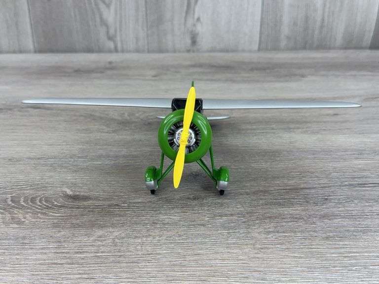 John Deere Vintage 1927 Lockheed Vega Airplane Bank, 7 3/4”