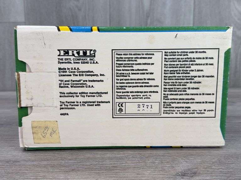 IH McCormick Farmall Super M-TA NF, 1/16, 1991 NFTS, Toy Farmer