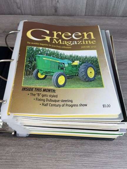 Green Magazines In Binder, Jan 2010-Dec 2011