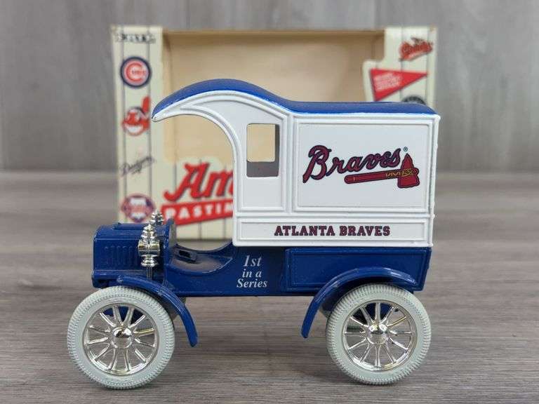 Atlanta Braves Ford Bank, 5”, Ertl, 1st In A Series, Missing Key