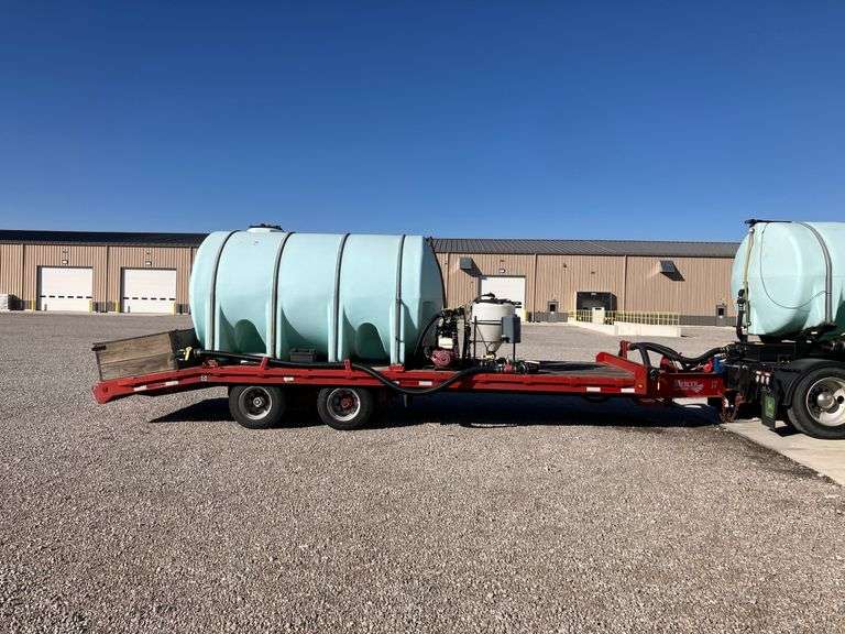 25' Tandem Dual Axle Tender Trailer with Plumbing and Tank