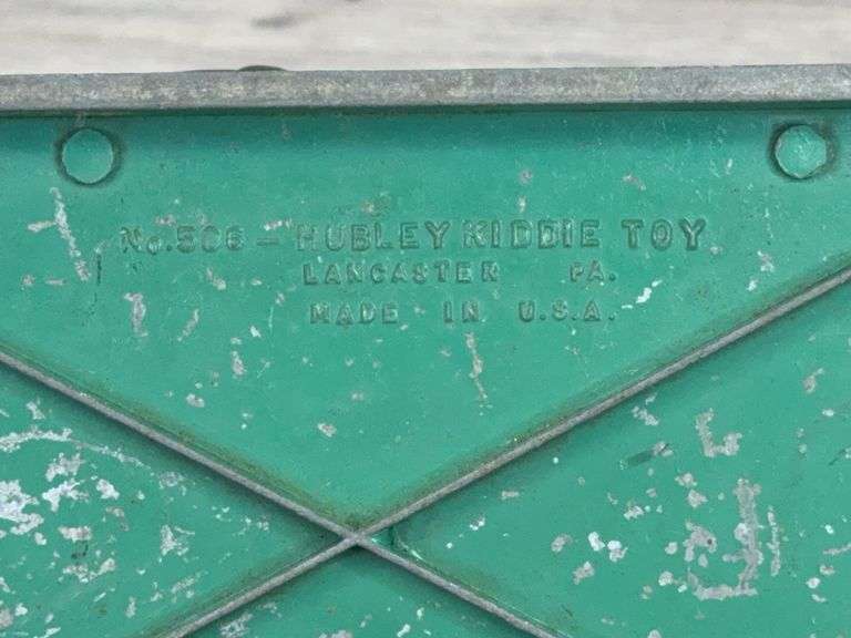 Hubley Kiddie Toy Gooseneck Trailer, 14”