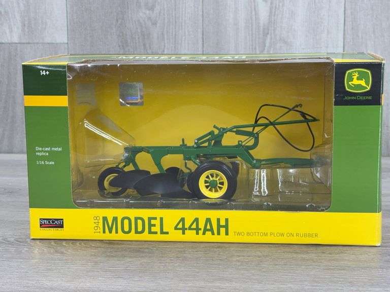 1948 John Deere 44AH 2 Bottom Plow, 1/16, SpecCast Collectibles
