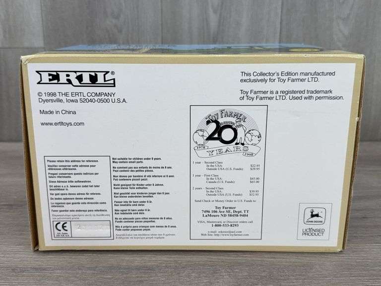 John Deere 4230 Diesel W/4-Post Roll-Gard WF, 1/16, Toy Farmer