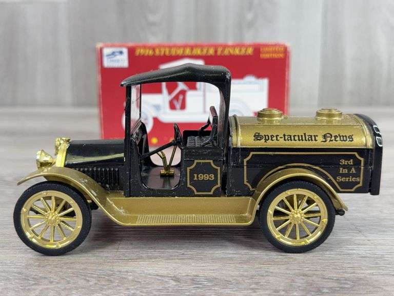 1916 Studebaker Spec-Tacular News Tanker Bank, 1/25, Liberty Classics By SpecCast