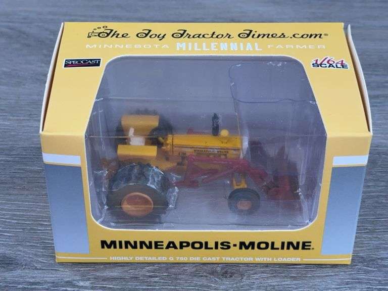 Minneapolis-Moline G 750 WF Duals W/Loader, 1/64, The Toy Tractor Times