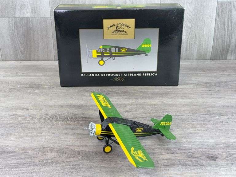 John Deere Bellanca Skyrocket Vintage Airplane, 7 1/2”