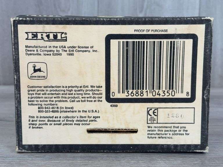 John Deere Model E Engine, 1/6, Ertl, Vintage Gasoline Engines