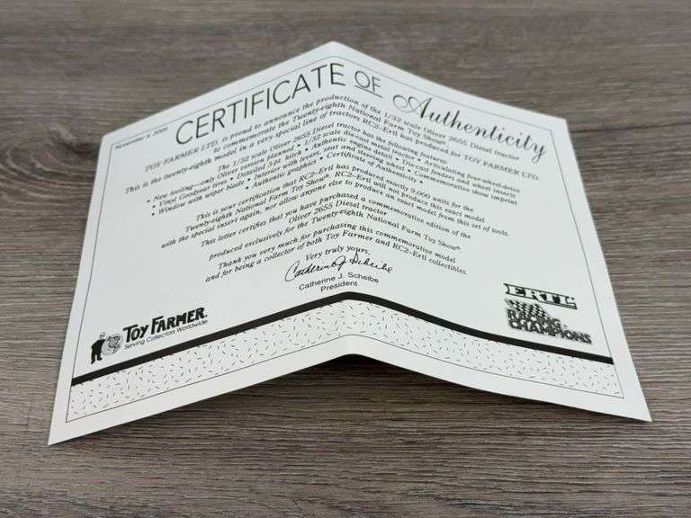 Oliver 2655 4WD Duals, 1/32, 2005 NFTS, Toy Farmer