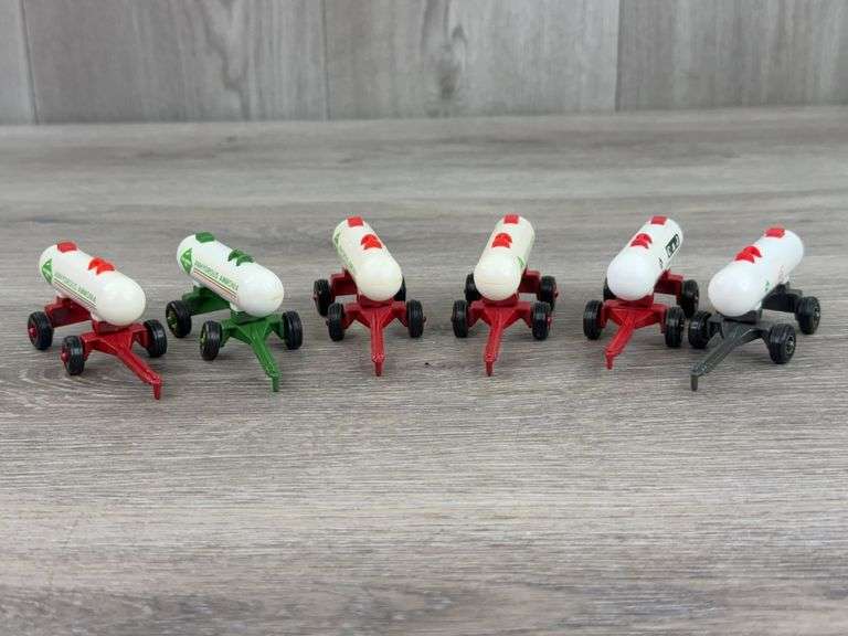 6 Anhydrous Ammonia Tanks, 1/64, Ertl, C&J Farm Systems & FS