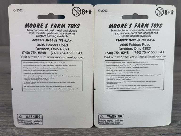 2 Grain Cart Extensions, 1/64, Moore's Farm Toys