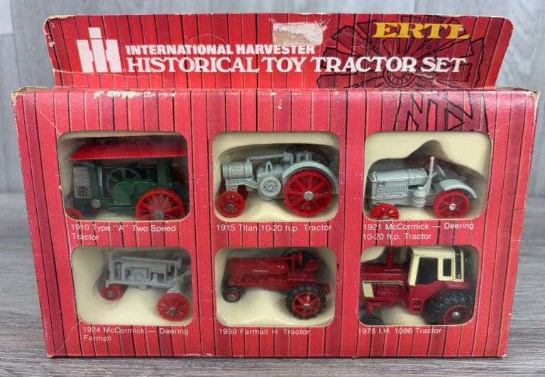 International Harvester Historical Toy Tractor Set