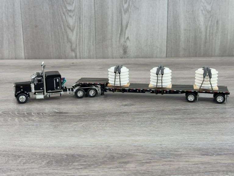 Peterbuilt Truck W/Step Deck Trailer, 1/64, Custom