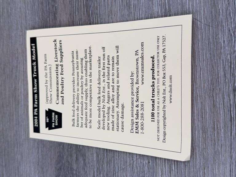 Mack CH-600 Farmers Bulk Feed Delivery Truck, 1/64, Penjoy