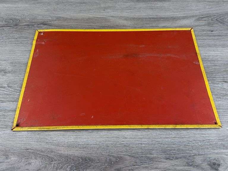 2 John Deere Metal Signs, Appr. 15”x11”