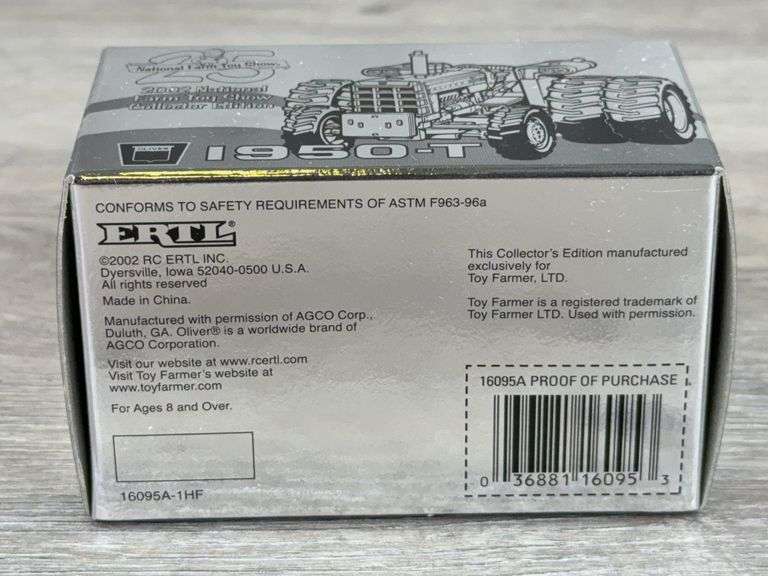 Oliver 1950-T Duals FWA, 1/64, Toy Farmer, Silver Anniversary