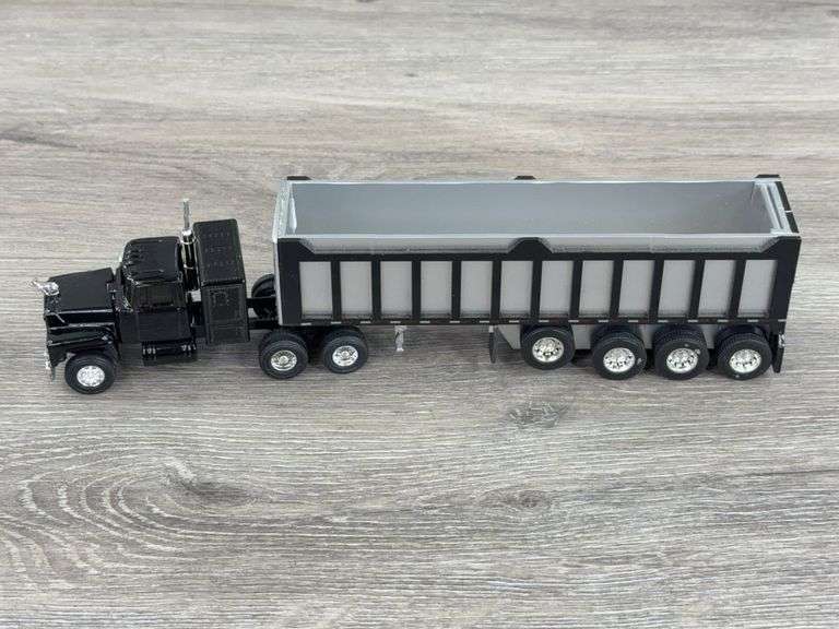 Mack Truck W/ Dump Trailer, 1/64, Custom