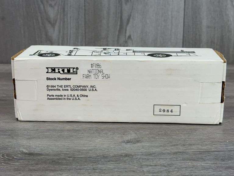 1955 Ward La France Fire Pumper Truck Bank, 1/30, National Farm Toy Show, Ertl