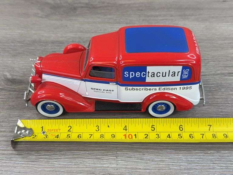 1936 Dodge Spectacular News Collector’s Bank, 7”, SpecCast, Limited Edition, Liberty Classics