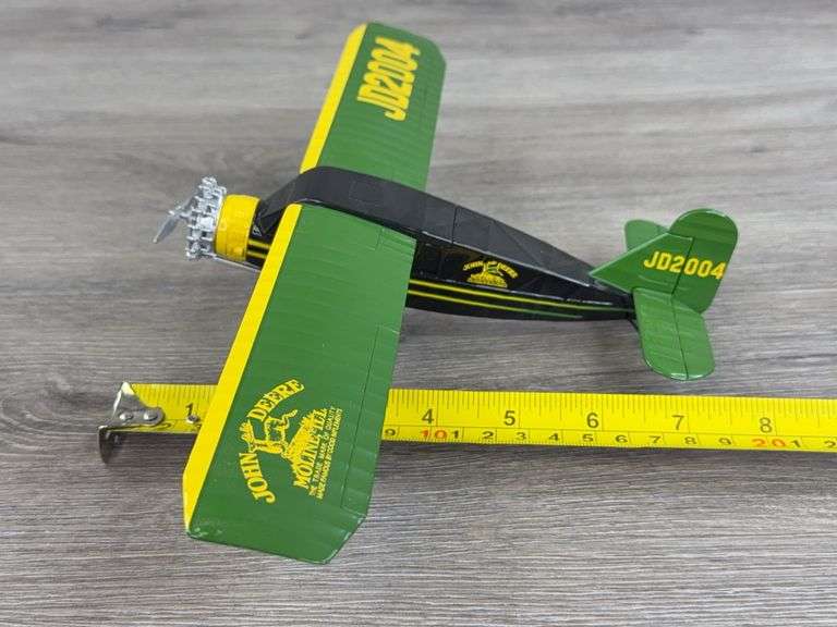 John Deere Bellanca Skyrocket Vintage Airplane, 7 1/2”