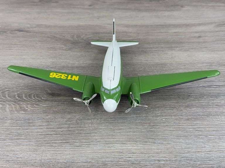 John Deere DC-2 Company Airplane Bank, 9”, SpecCast