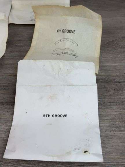 John Deere Piston Rings Box W/Sleeves, Empty