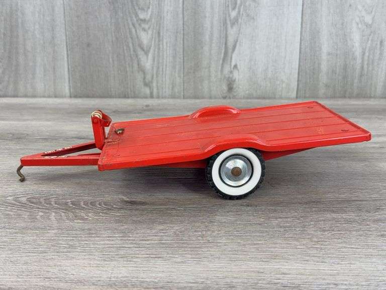 Tru-Scale Tilt Bed Trailer W/Winch, 1/16, Carter, Diecast Rims