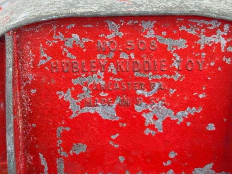 Hubley Kiddie Toy Dump Trailer, 11”