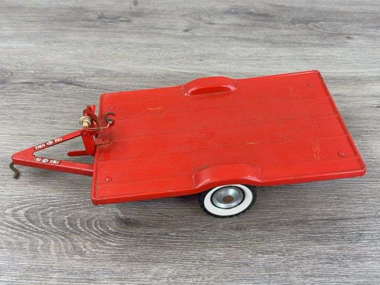 Tru-Scale Tilt Bed Trailer W/Winch, 1/16, Carter, Diecast Rims