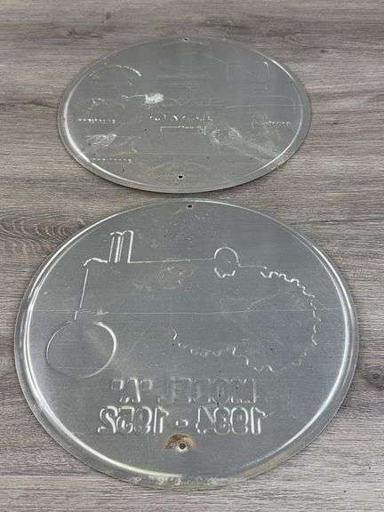 3 John Deere Metal Signs