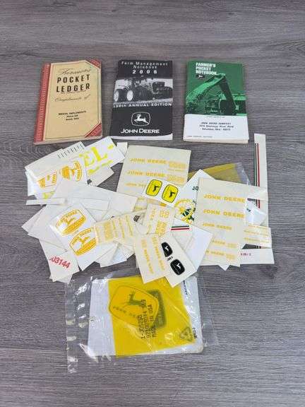 3 Pocket Ledgers & Numerous Decals