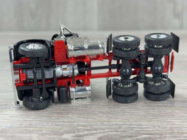 Mack Truck W/Flatbed Trailer,  1/64, Truck First Gear, Trailer Midwest Replicas