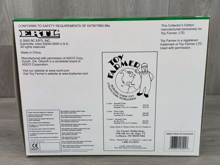 Oliver 1950-T Diesel Duals FWA, 1/16, Toy Farmer