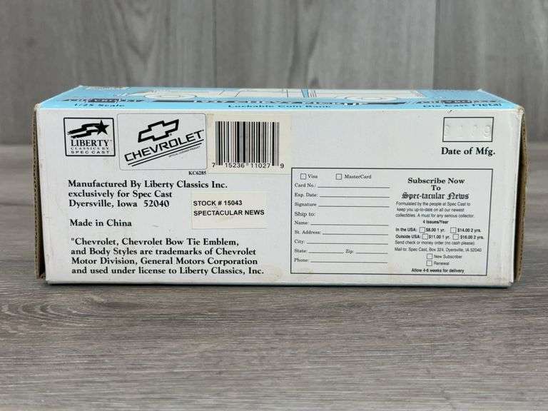 Chevy Nova-1/24, Broken Axle, & 1937 Chevy Pickup Bank-1/25 Spectacular News Vehicles, SpecCast