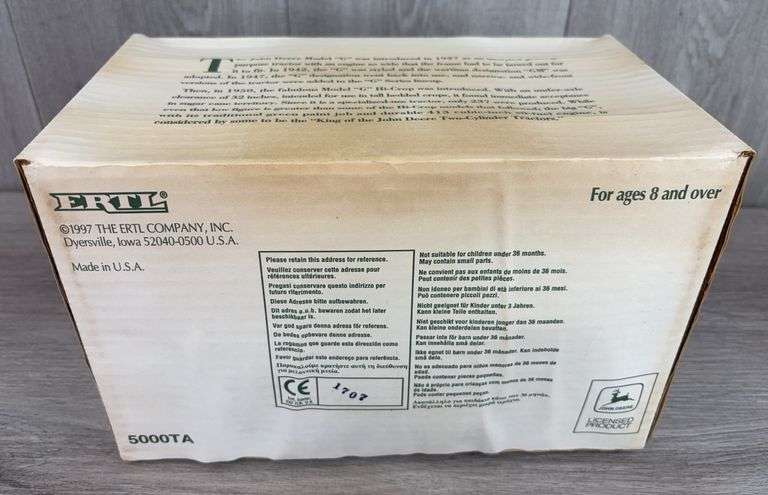 John Deere Model G Hi-Crop Tractor 1950-1953