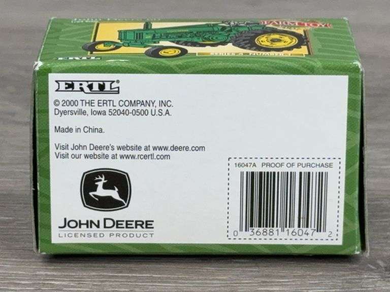 Gold Ford 901 Powermaster NF-Ertl Collectibles & John Deere 60 WF-Ertl, 1/64