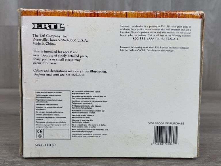 John Deere Antique Corn Sheller, 1/8, Ertl, Power House Farm Series