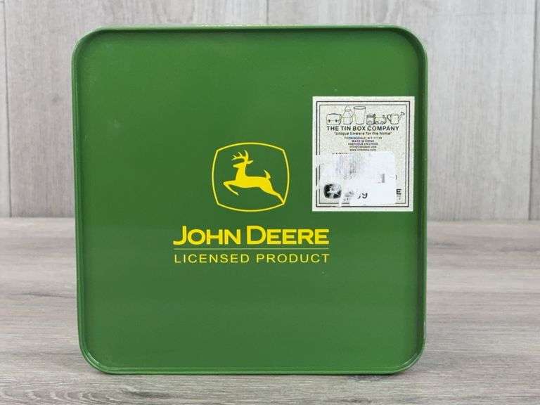 John Deere Napkin Holder, 6 1/2”x6 1/2”