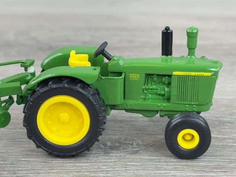 John Deere 5020 WF W/5 Bottom Plow, 1/64, Custom