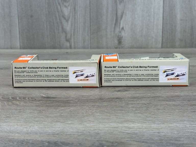 2 Kenworth Semi Trucks, HO 1:87, Con-Cor, Precise Route 66 Vehicles