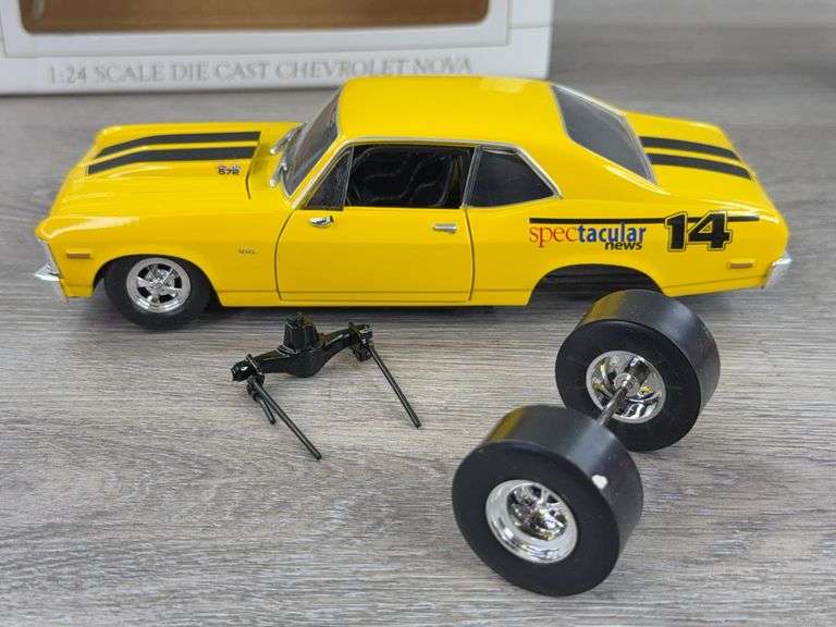 Chevy Nova-1/24, Broken Axle, & 1937 Chevy Pickup Bank-1/25 Spectacular News Vehicles, SpecCast