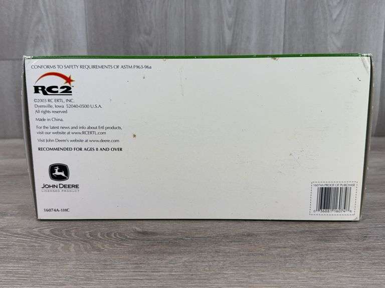 John Deere 2010 Crawler W/Blade, 1/16, Ertl, 3 PT.