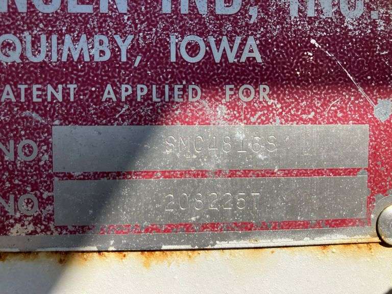 Simonsen Fertilizer Tender Dual Bin Hopper - No chassis