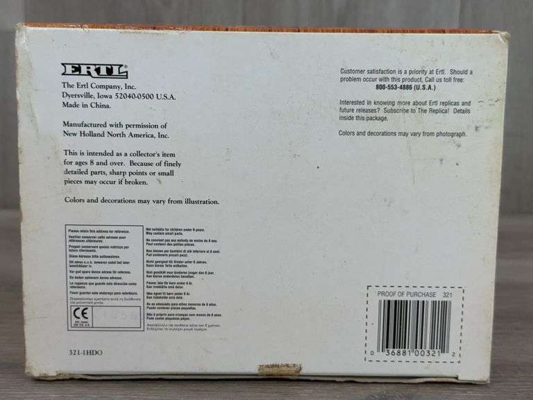 New Holland 100th Anniversary Engine, 1/8, Ertl