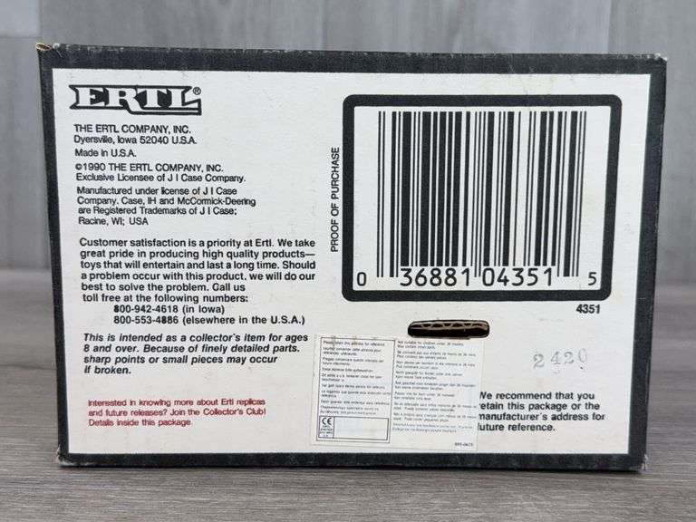 McCormick-Deering Model M Engine, 1/6, Vintage Gasoline Engines, Ertl