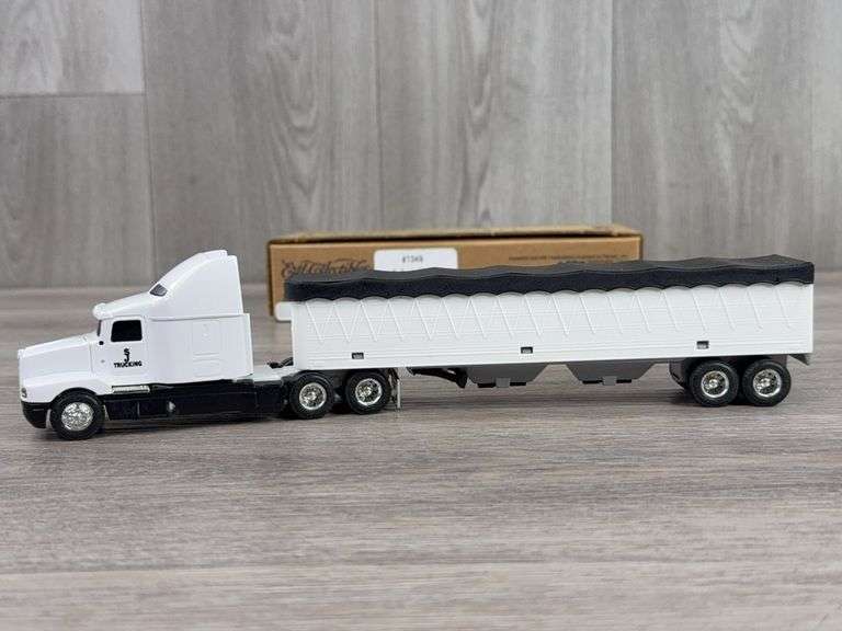 Kenworth T600B SJ Trucking Truck W/Grain Trailer, 1/64, Ertl Collectibles