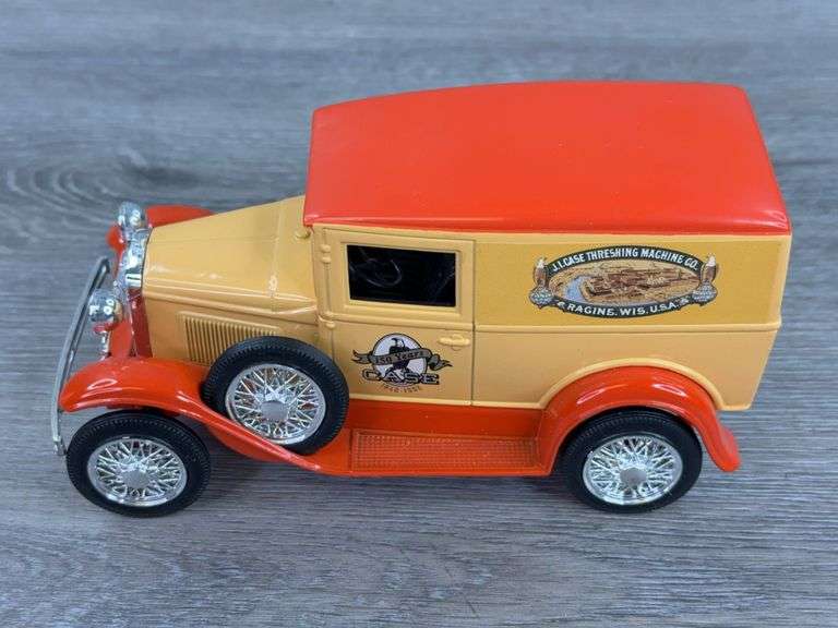 J. I. Case Threshing Machine Co. Ford Model A Panel Van Bank,1/25