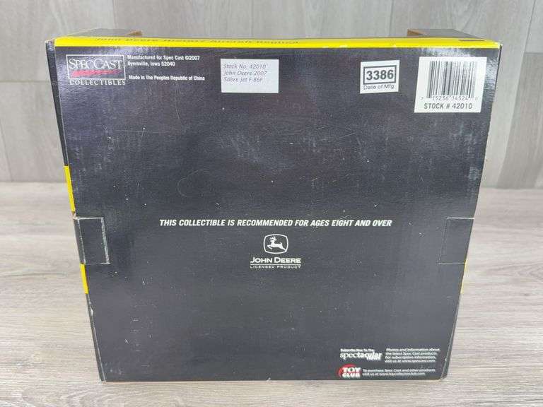 John Deere JD2007 F-86 Sabre Airplane, 1/48, SpecCast